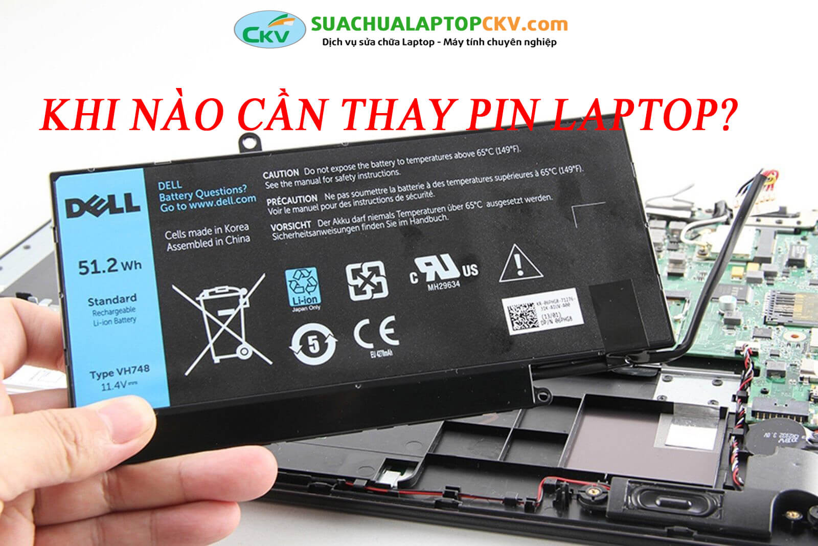 KHI NÀO PIN LAPTOP CẦN PHẢI THAY?